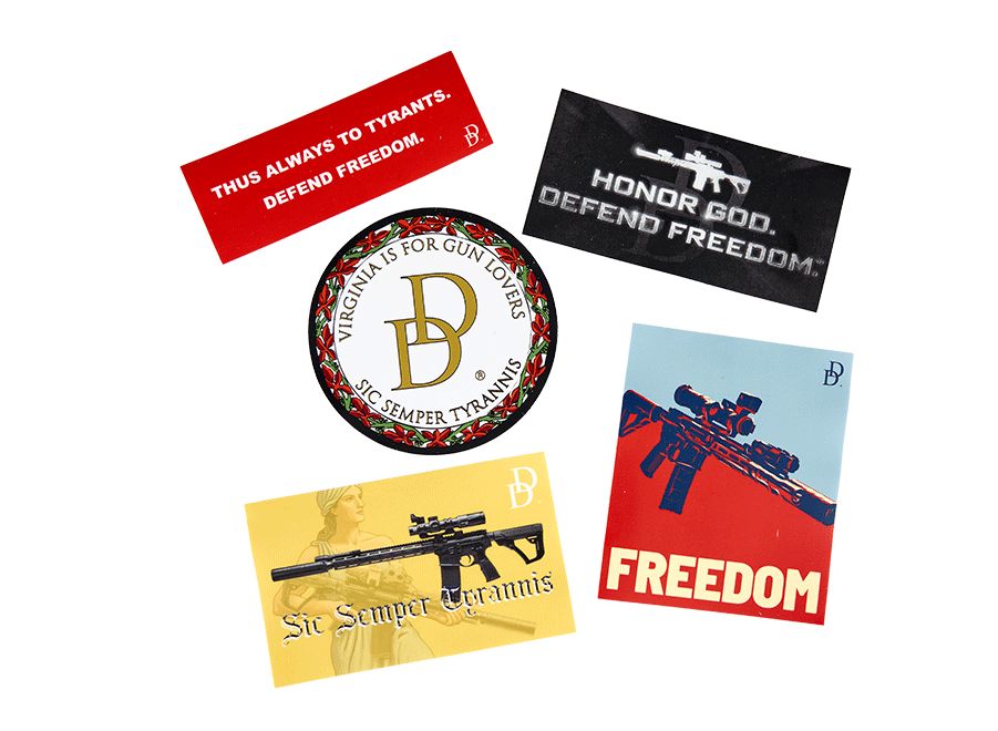Virginia Freedom Sticker Pack